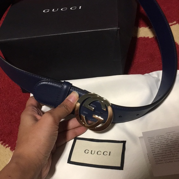 Gucci Belt (Blue) Almost New!